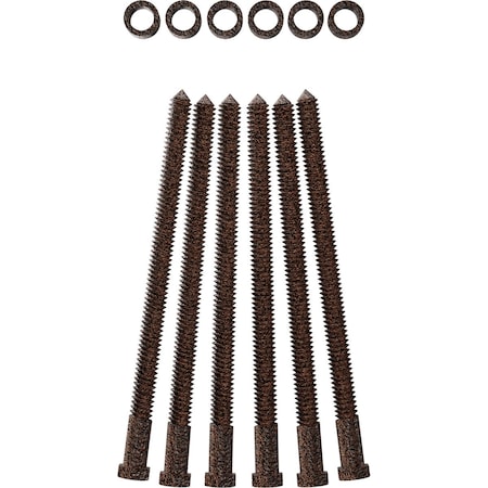 Ekena Millwork Premium 1/2" Barn Door Flat Track Extension Hardware for 1 3/4" Door, Copper Vein GB60014ECV